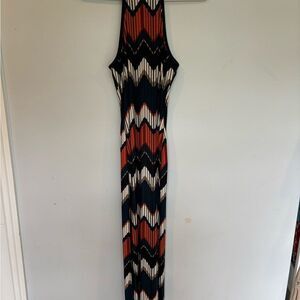 Chevron Maxi Dress